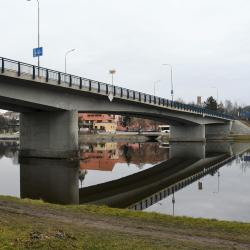Most v Tn nad Vltavou.